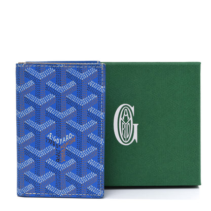 Goyard Goyardine Saint Pierre Card Holder Blue 12 of 12