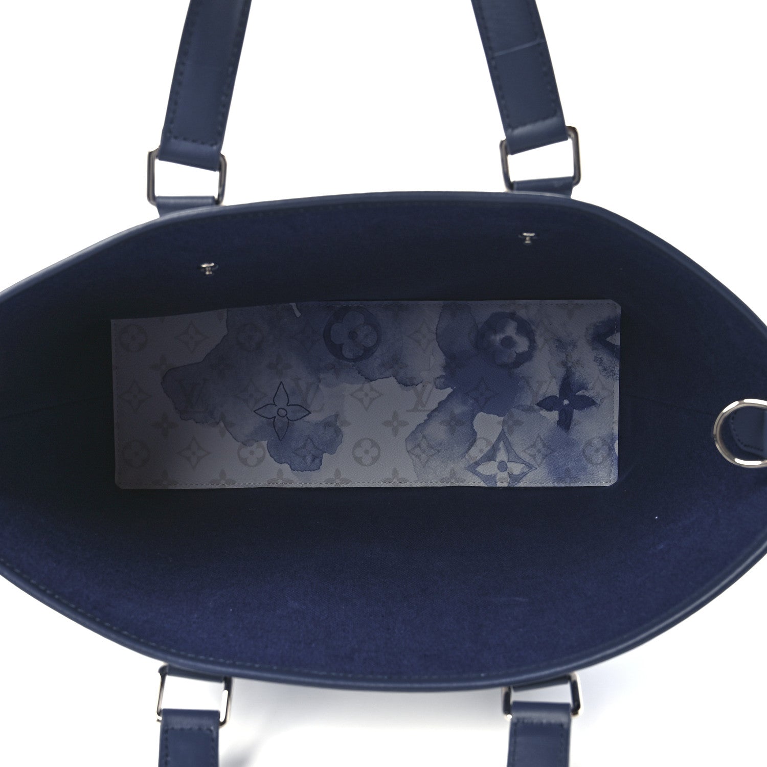 Louis Vuitton Monogram Watercolor Weekend Tote PM Blue 6 of 14