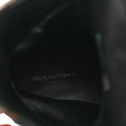 Louis Vuitton Suede Calfskin Monogram Laureate Platform Desert Boots 38.5 Taupe 9 of 9
