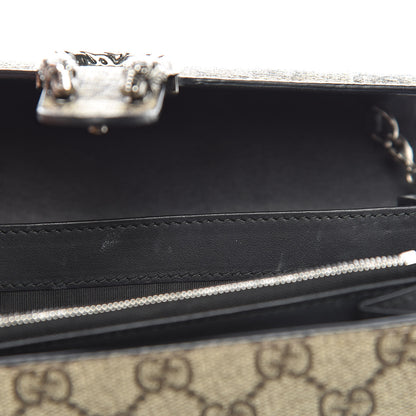 Gucci GG Supreme Monogram Mini Dionysus Chain Wallet Beige Black 10 of 15