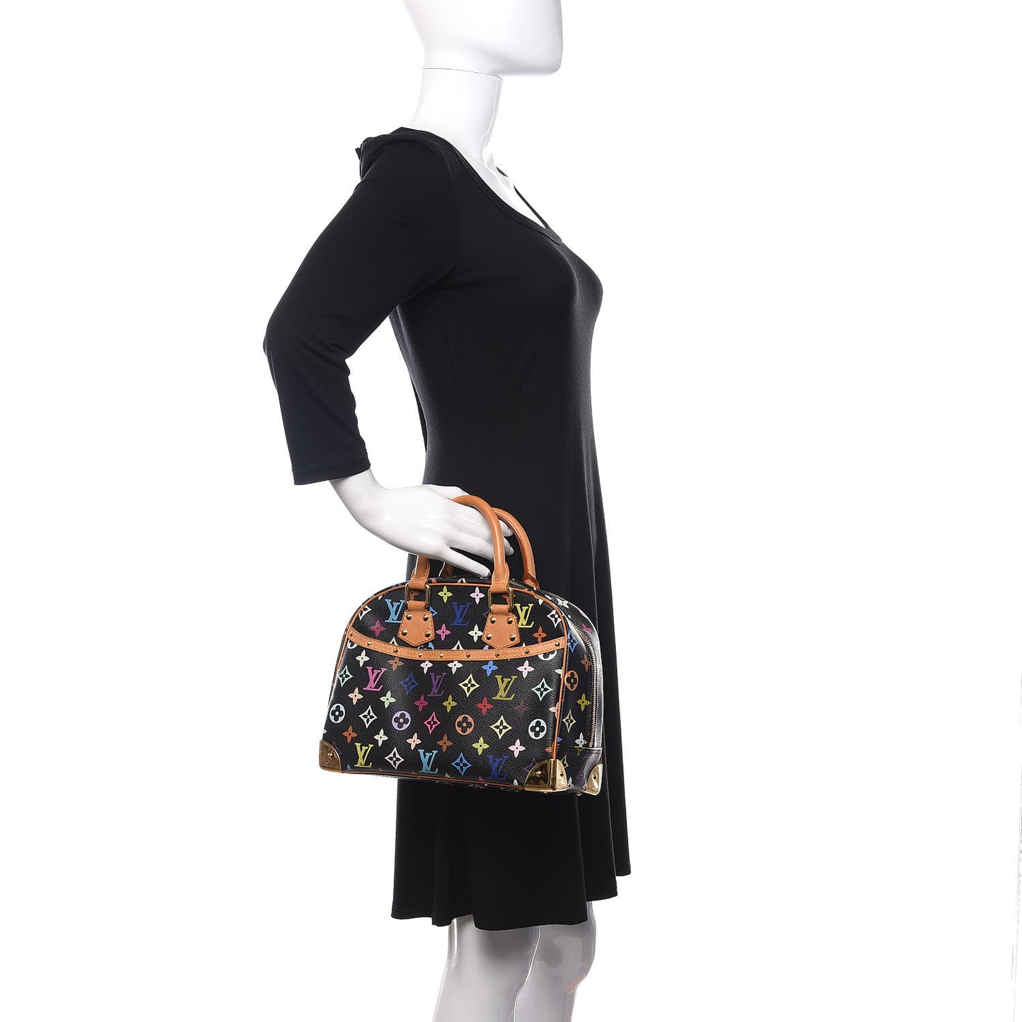 Monogram Multicolor Trouville Black