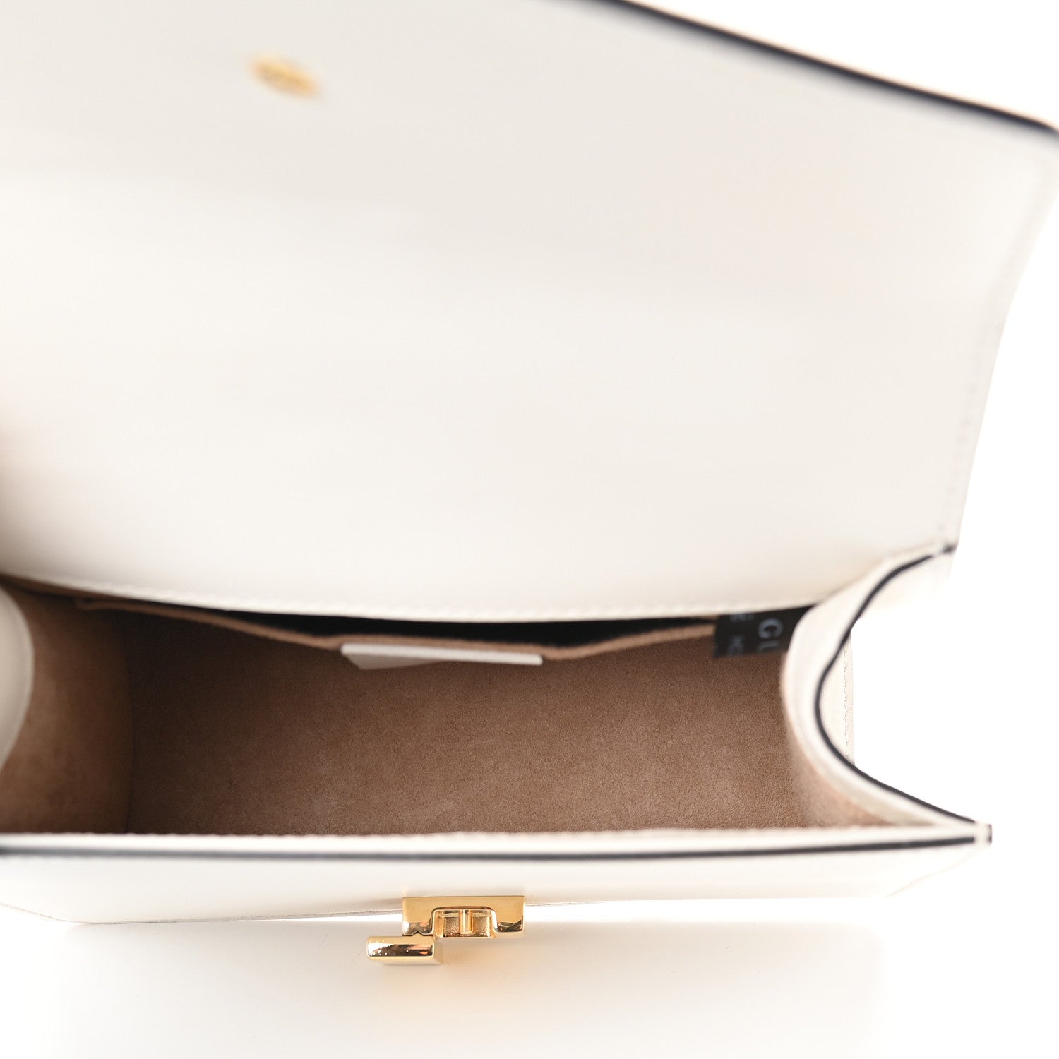 Gucci Calfskin Mini Sylvie Chain Shoulder Bag White 5 of 9
