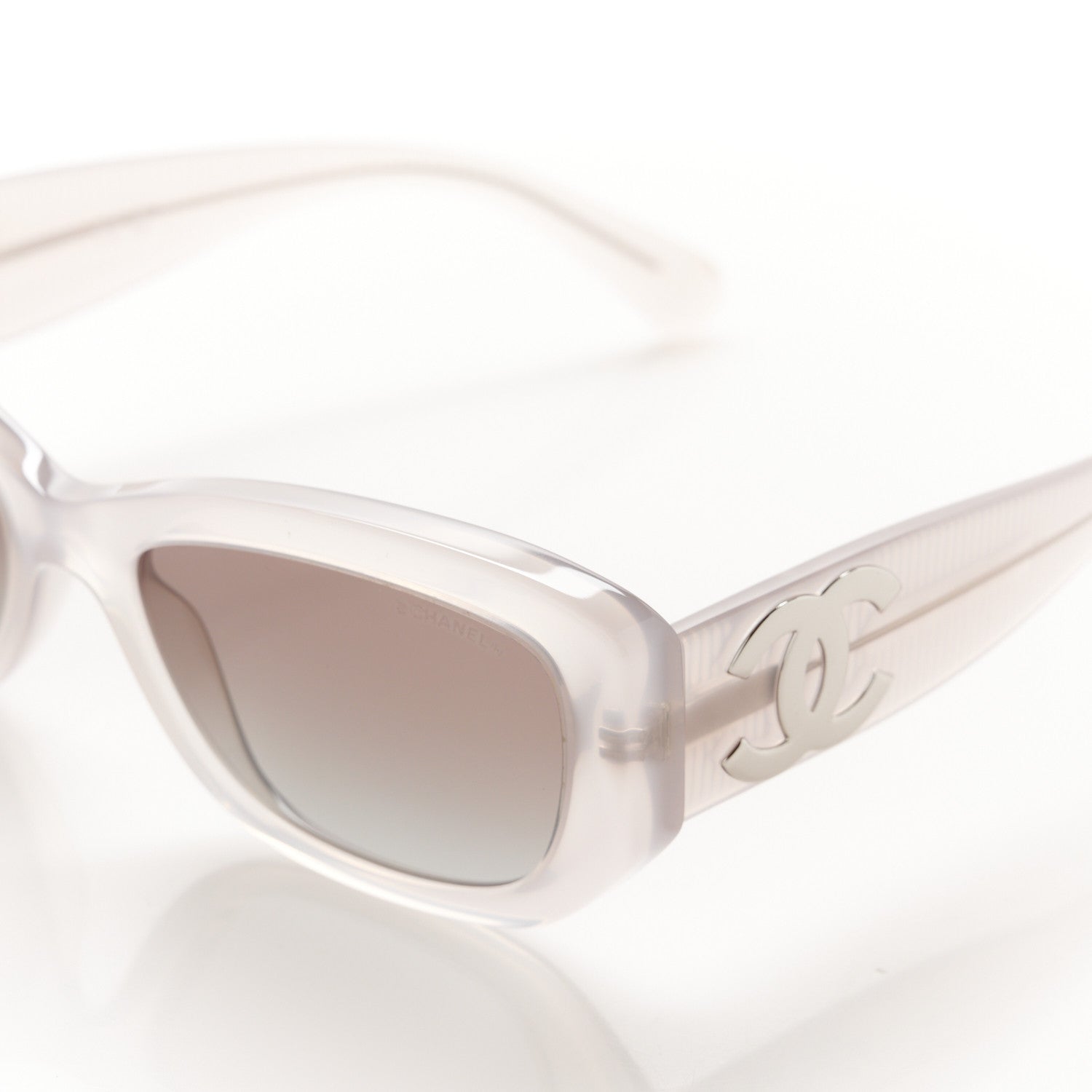Chanel Acetate Rectangle Sunglasses 5493 Grey 7 of 8