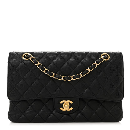 Chanel Caviar Quilted Medium Double Flap Black 1 of 16