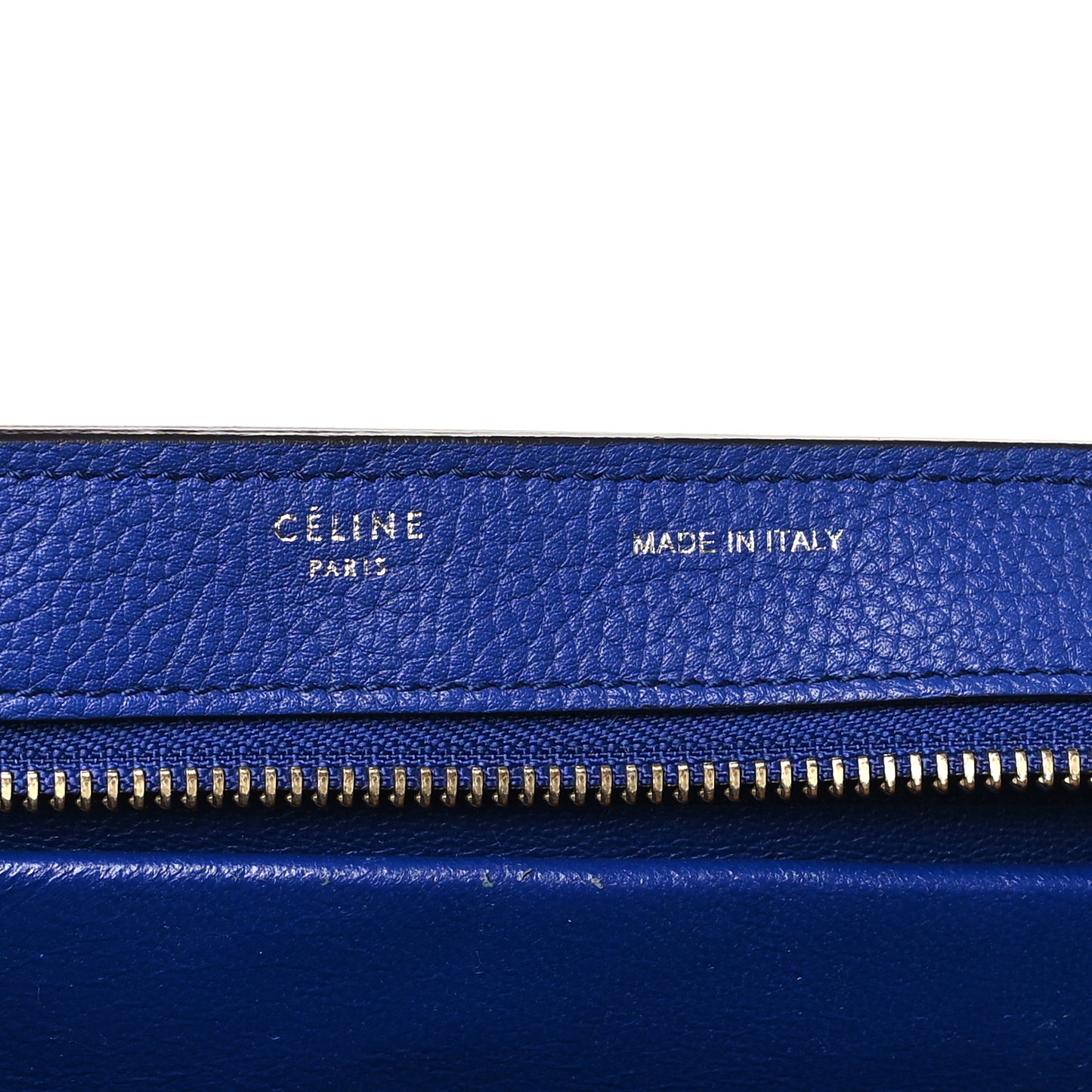 Drummed Calfskin Suede Small Trapeze Indigo