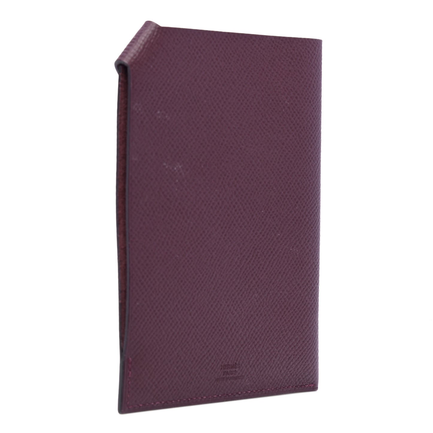 Epsom Tarmac Dot PM Passport Holder Bordeaux