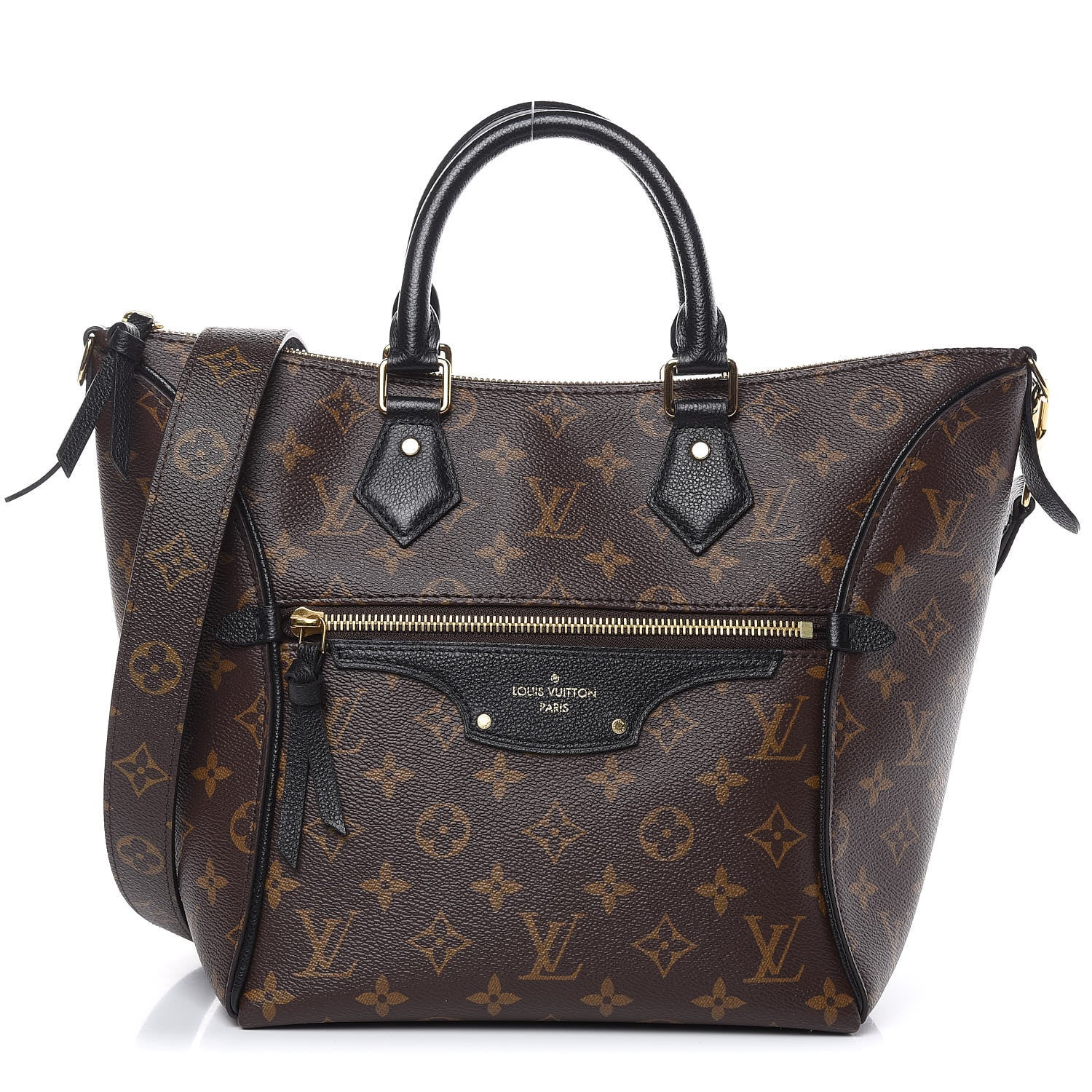 Louis Vuitton Monogram Tournelle PM Black 1 of 9