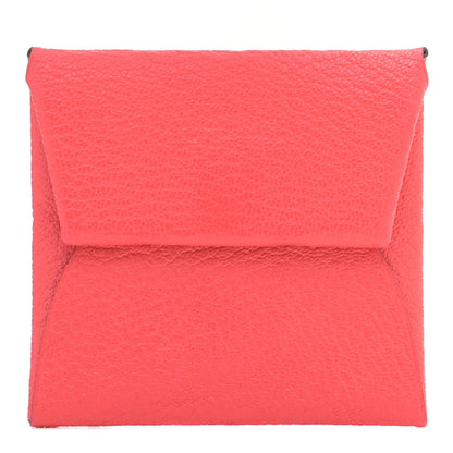 Hermes Chevre Mysore Bastia Verso Coin Purse Rose Texas Quebracho 1 of 9