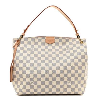 Louis Vuitton Damier Azur Graceful PM Rose Ballerine 1 of 10