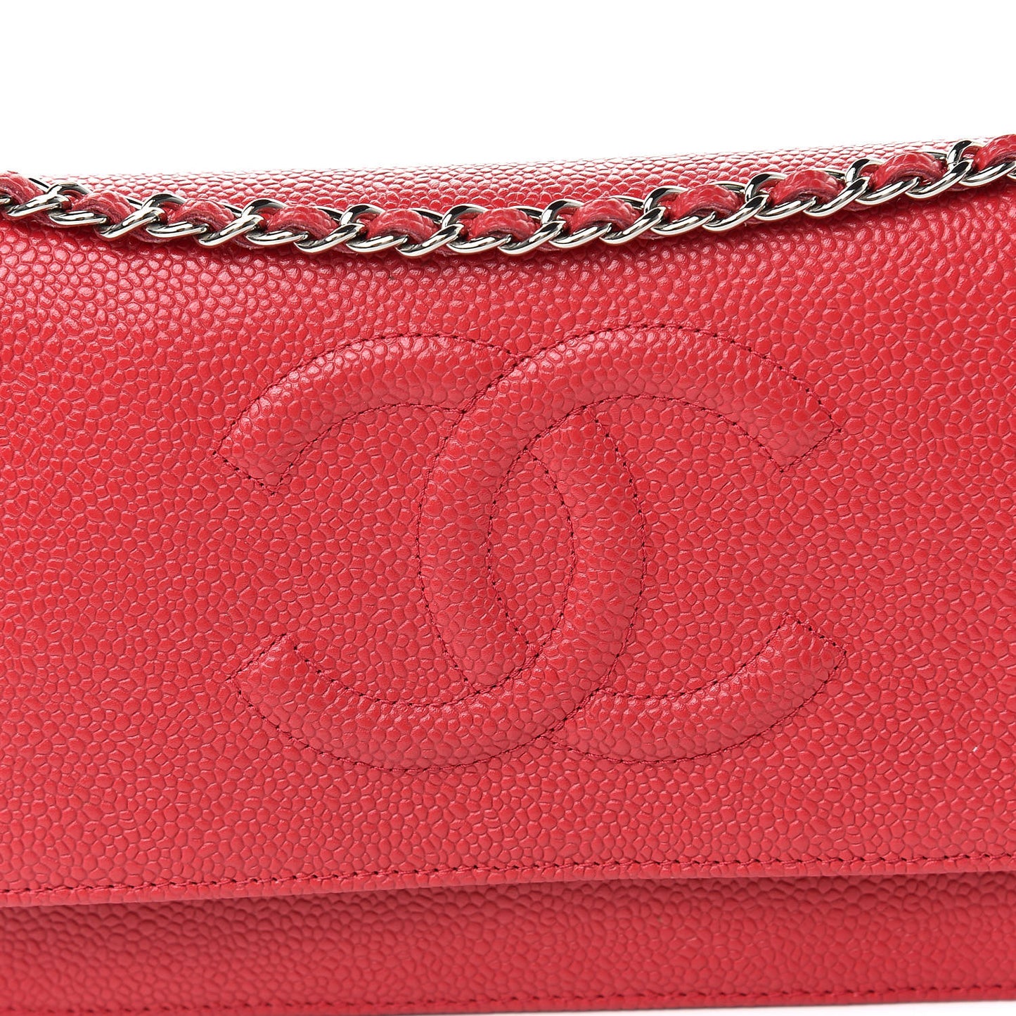 Caviar Timeless CC Wallet On Chain WOC Red
