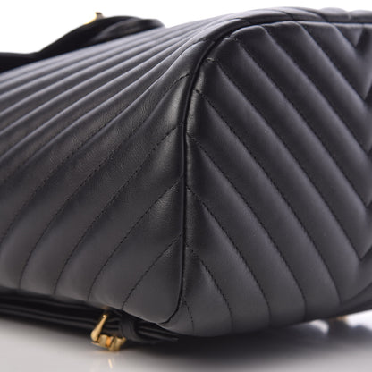 Chanel Calfskin Chevron Quilted Small Urban Spirit Backpack Black 9 of 13
