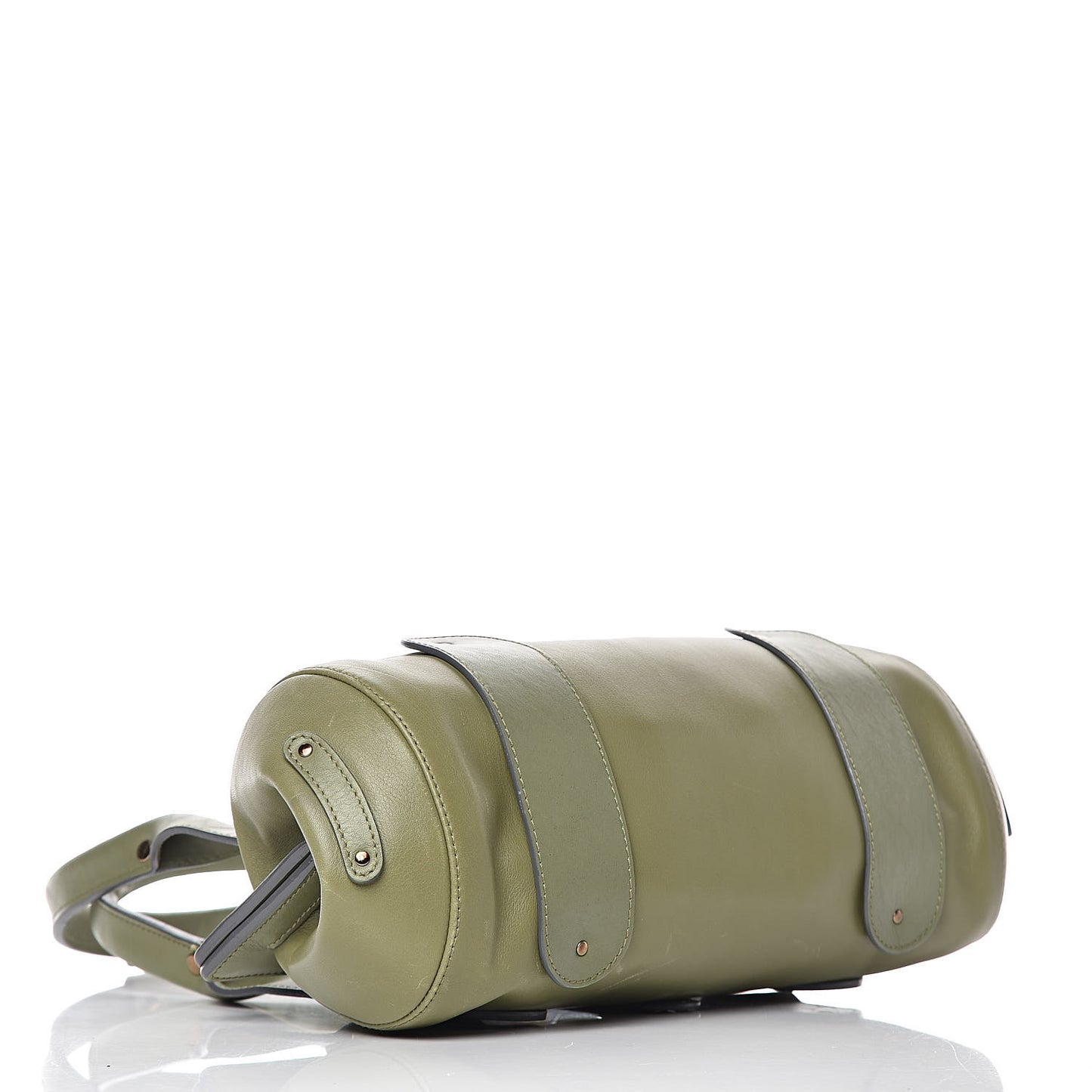 Calfskin Paddington Satchel Green