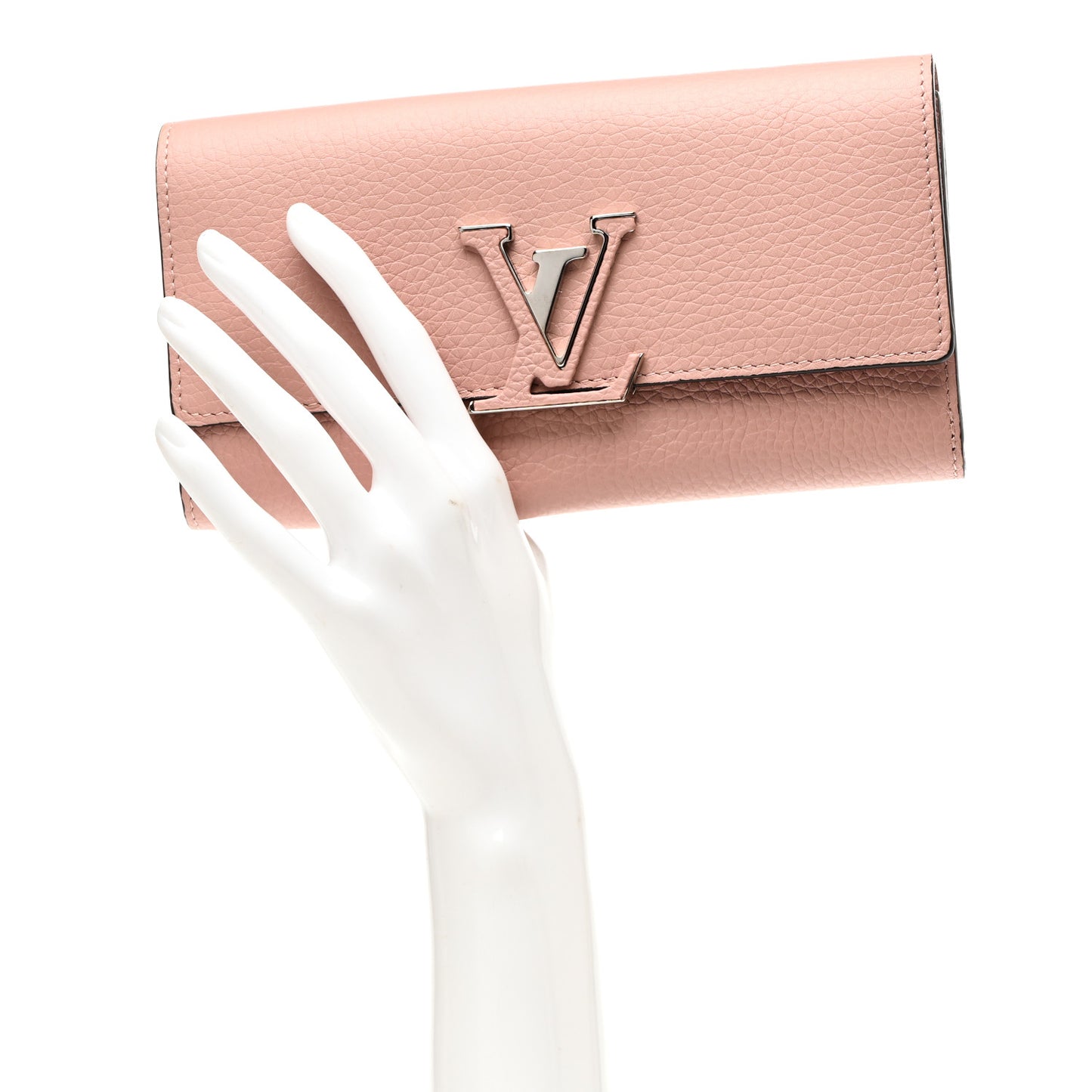 Taurillon Capucines Wallet Magnolia
