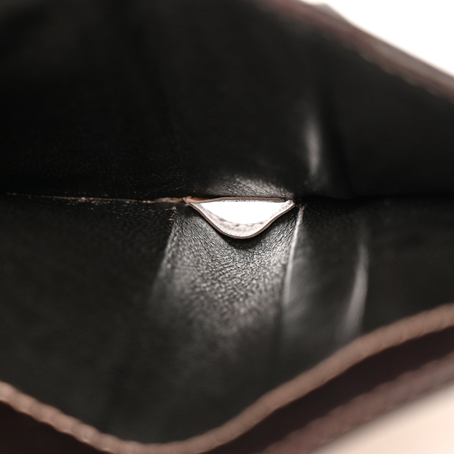 Gucci Monogram Britt Tri Fold Wallet Dark Brown 6 of 14
