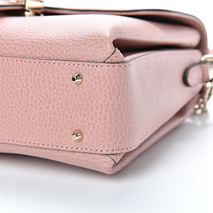 Gucci Dollar Calfskin Interlocking G Top Handle Shoulder Bag Soft Pink 9 of 9