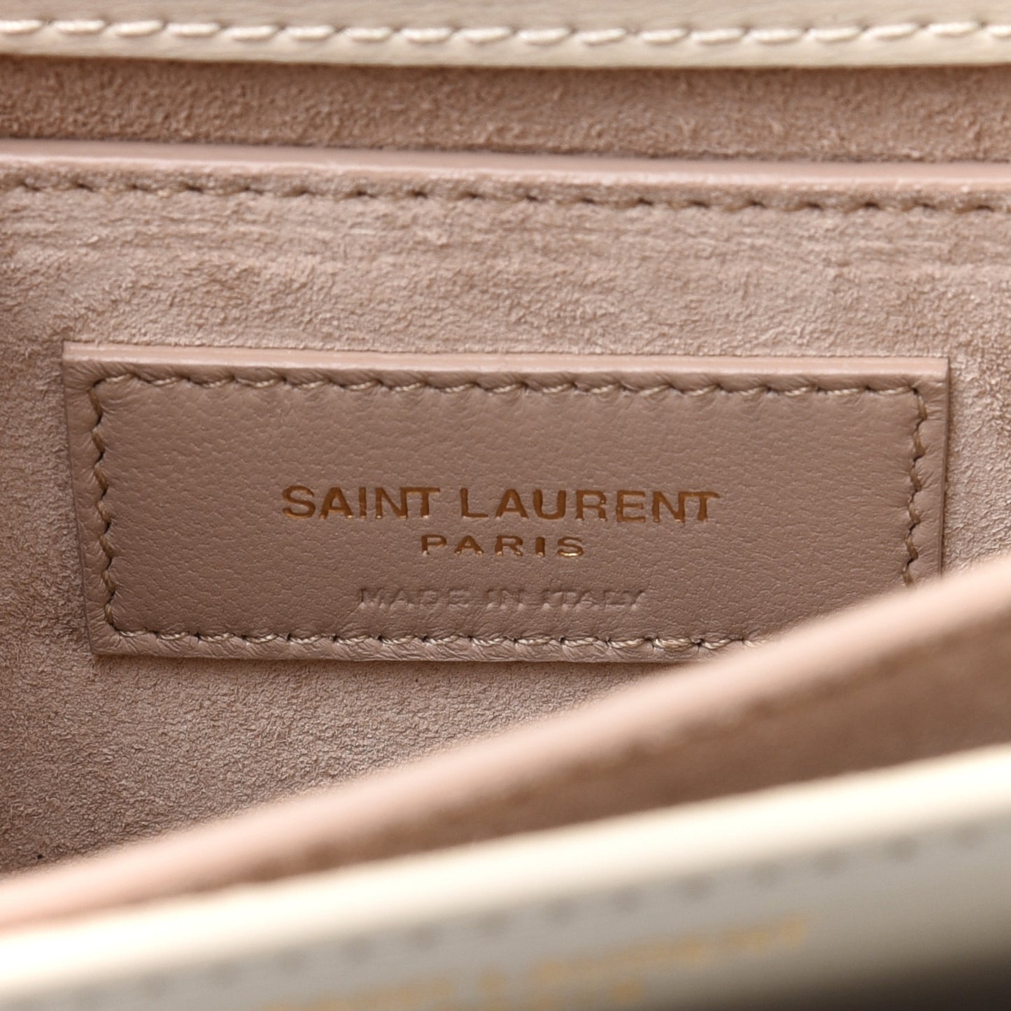 Smooth Calfskin Medium Monogram Sunset Satchel Blanc Vintage