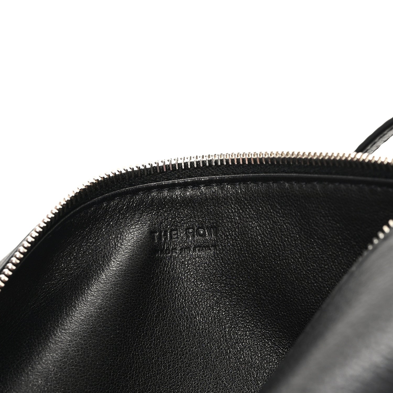 The Row Grained Calfskin 90's Bag Black 6 of 9