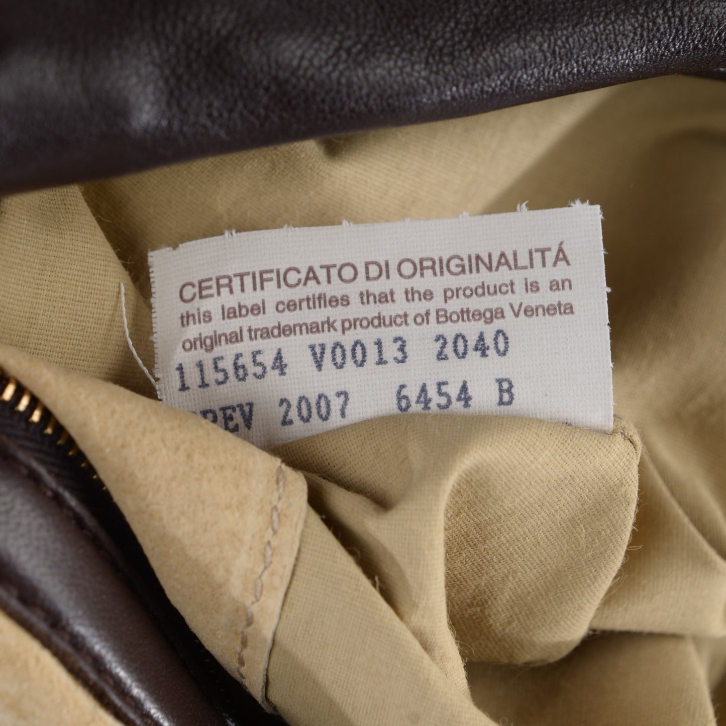 Nappa Intrecciato Large Veneta Hobo Ebano