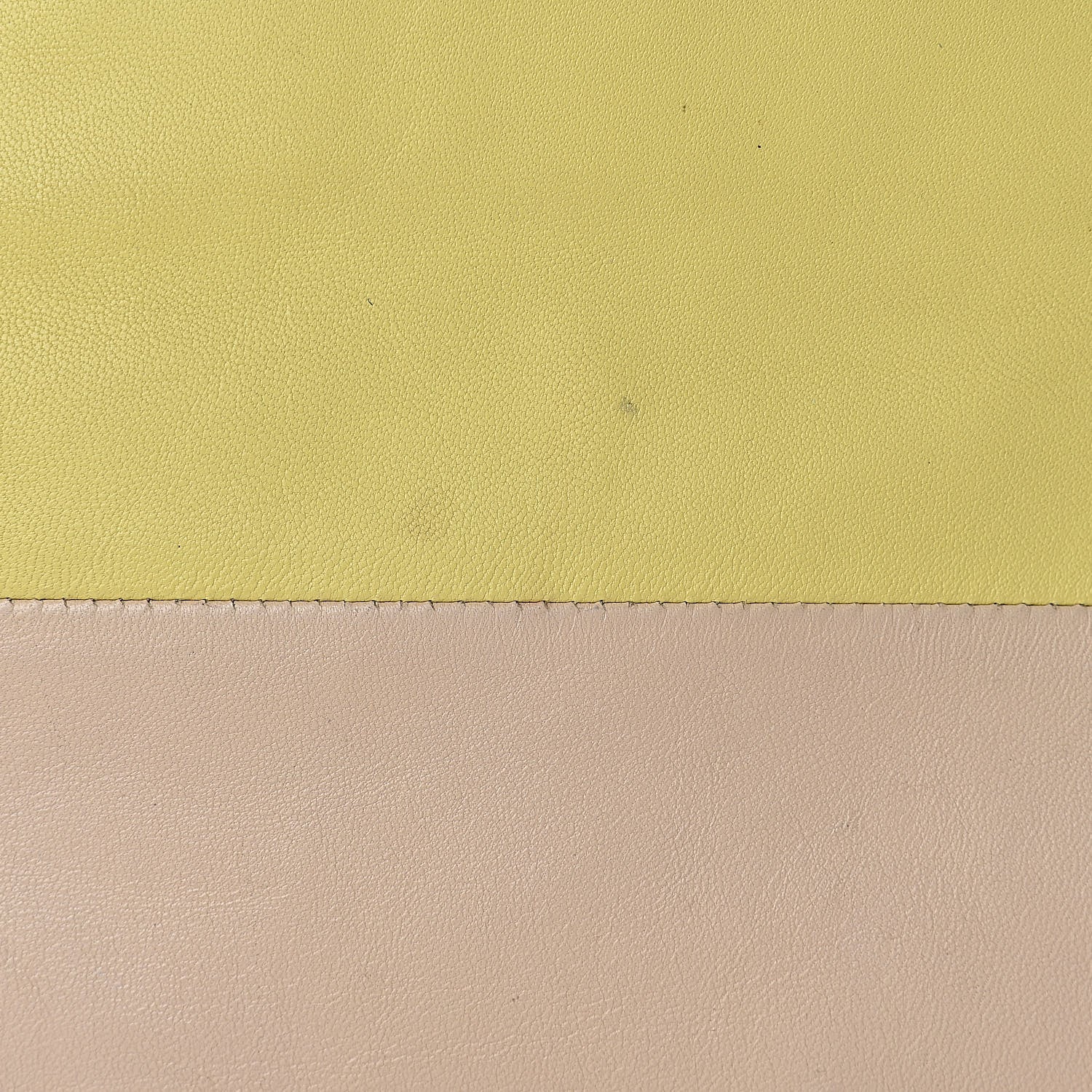 Celine Smooth Lambskin Small Vertical Bi-Cabas Beige Yellow 16 of 27