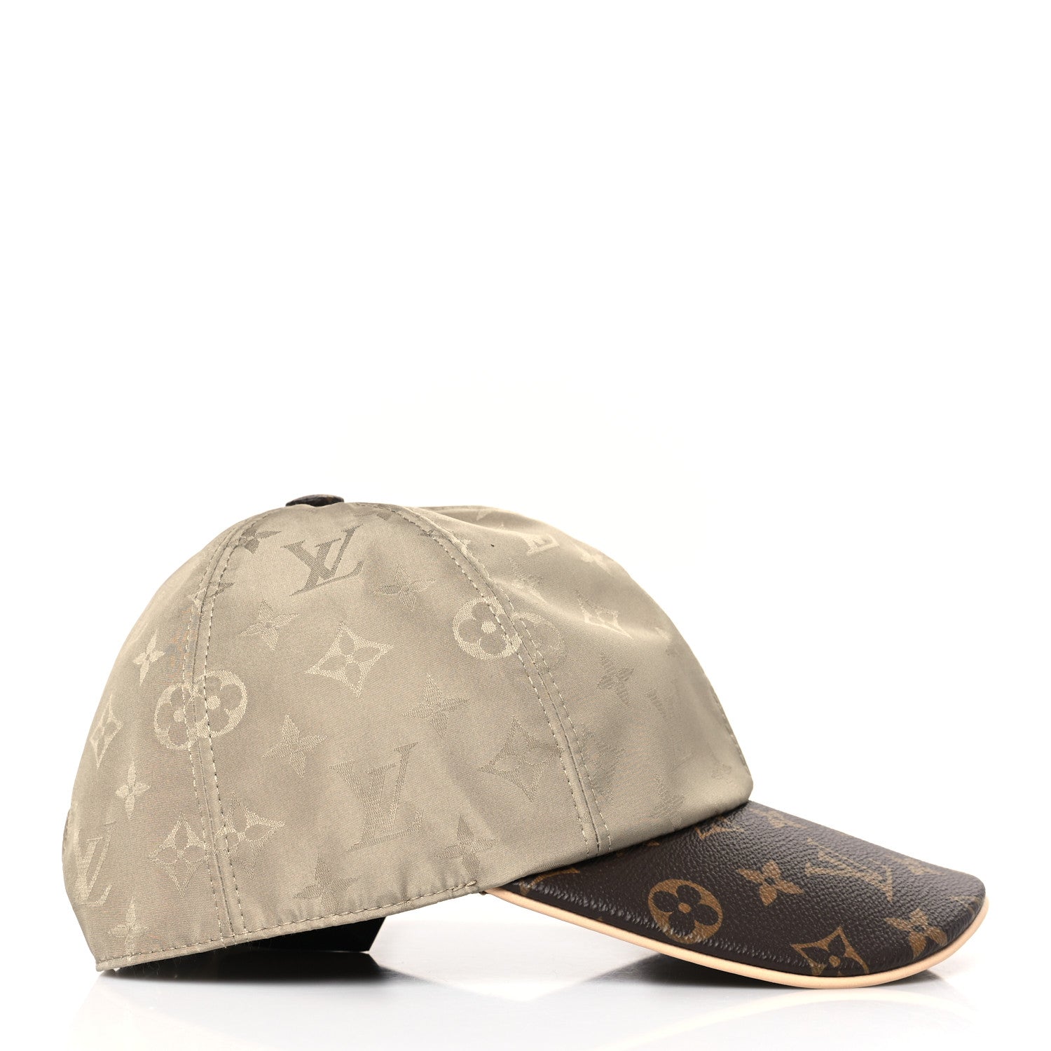 Louis Vuitton Monogram Polyester Silk LV Get Ready Cap Beige 4 of 7