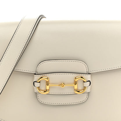Gucci Azalea Calfskin Horsebit 1955 Shoulder Bag Mystic White 8 of 10