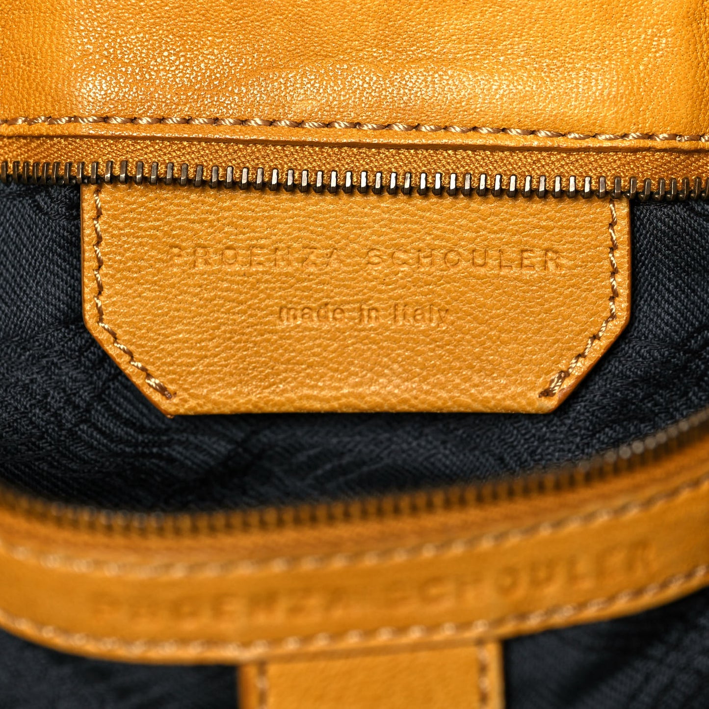 Lambskin Large PS1 Satchel Mustard