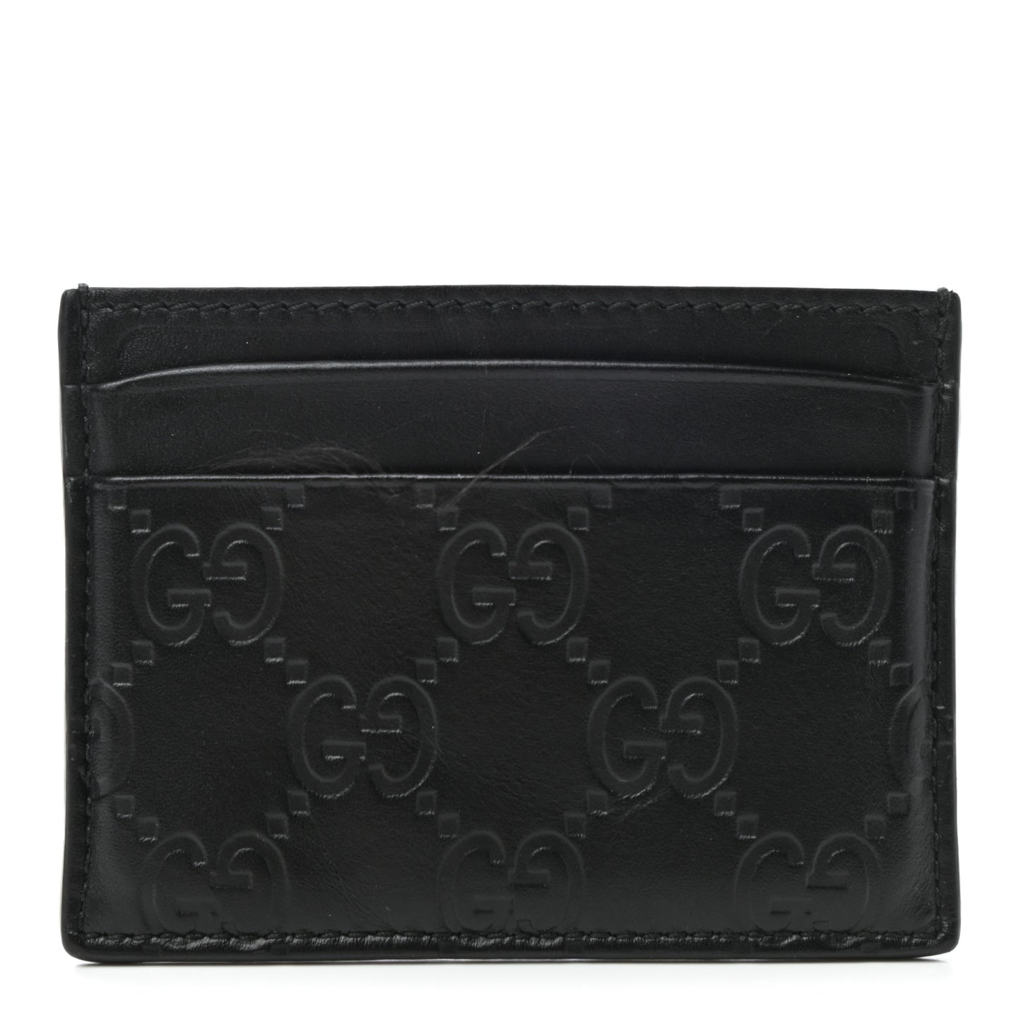 Guccissima Card Holder Black