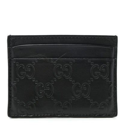 Gucci Guccissima Card Holder Black 1 of 8