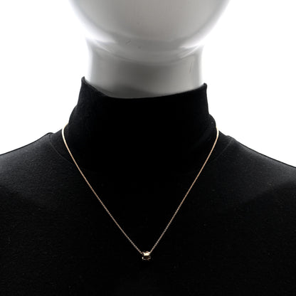 Chanel 18K Beige Gold Coco Crush Round Pendant Necklace 2 of 5