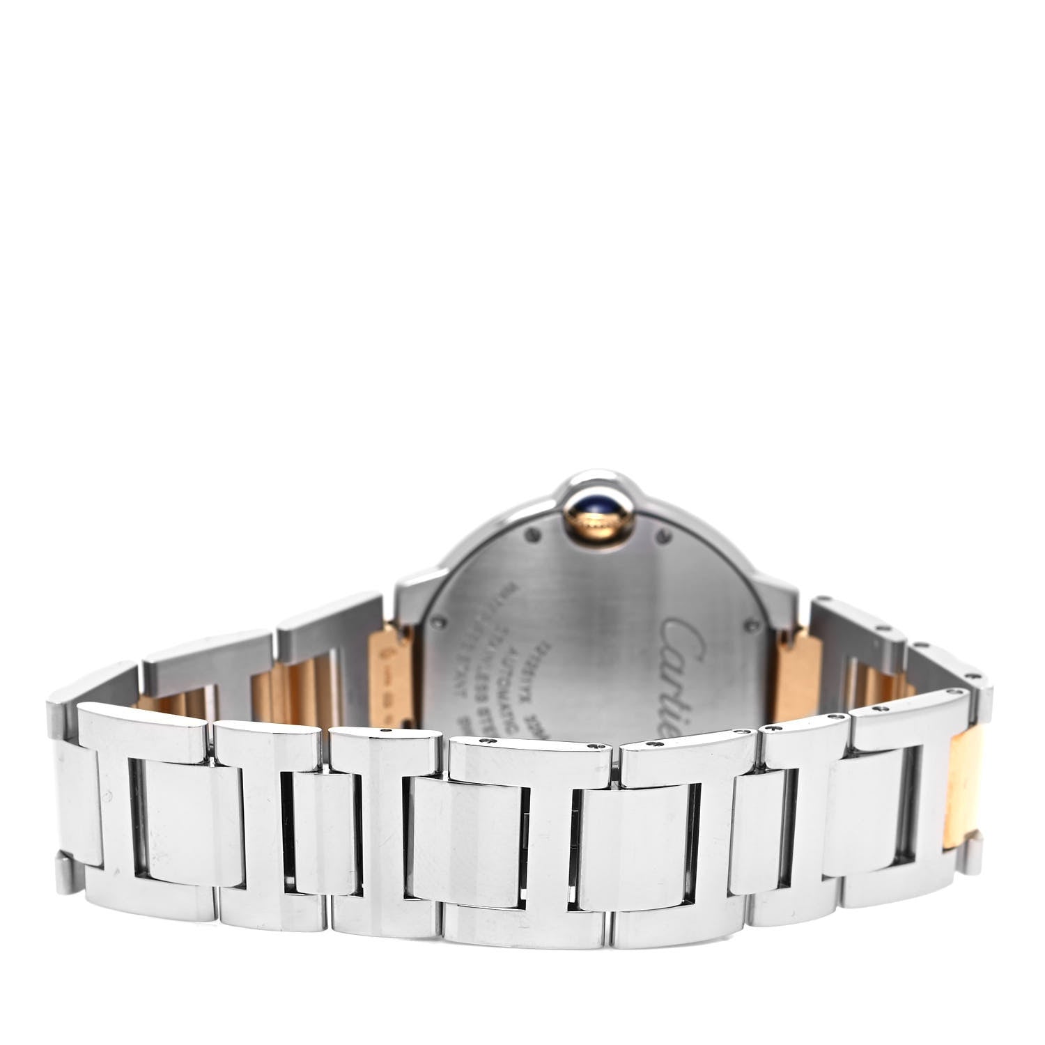 Cartier Stainless Steel 18K Yellow Gold 36mm Ballon Bleu De Cartier Automatic Watch 3 of 4