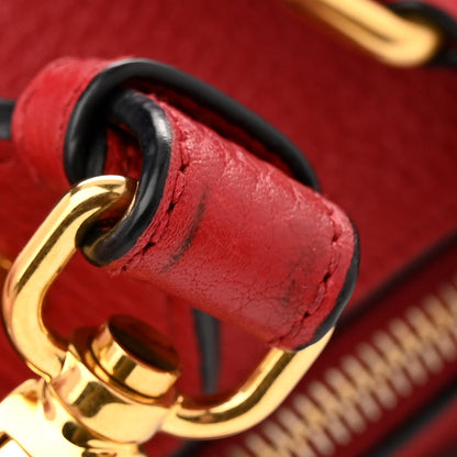 Prada Vitello Phenix Zippered Messenger Hobo Rosso 11 of 11