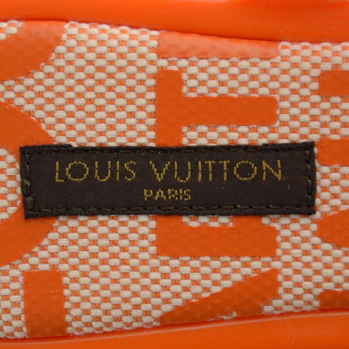 Plastic Flat Thong Sandals Orange 36