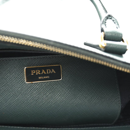Prada Saffiano Lux Large Galleria Double Zip Tote Ottanio 5 of 8