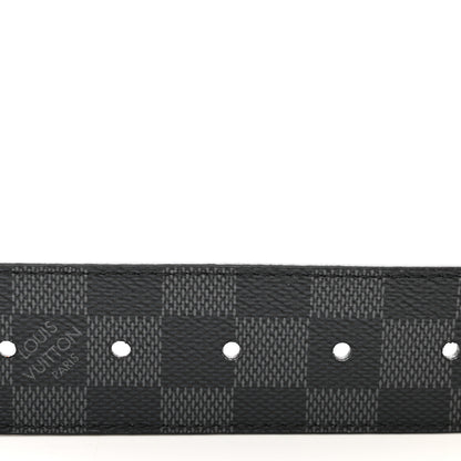 Louis Vuitton Damier Graphite 40mm LV Initiales Belt 110 44 4 of 5