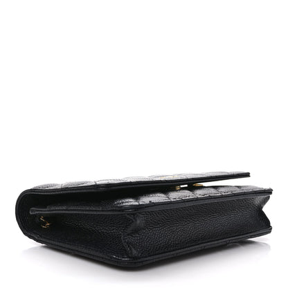 Chanel Caviar Quilted Wallet on Chain WOC Black 4 of 10