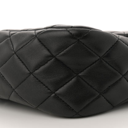 Chanel Lambskin Quilted Large In Seoul Backpack Black 10 of 10