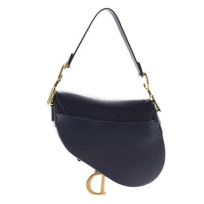Christian Dior Calfskin Saddle Bag Indigo Blue 3 of 11