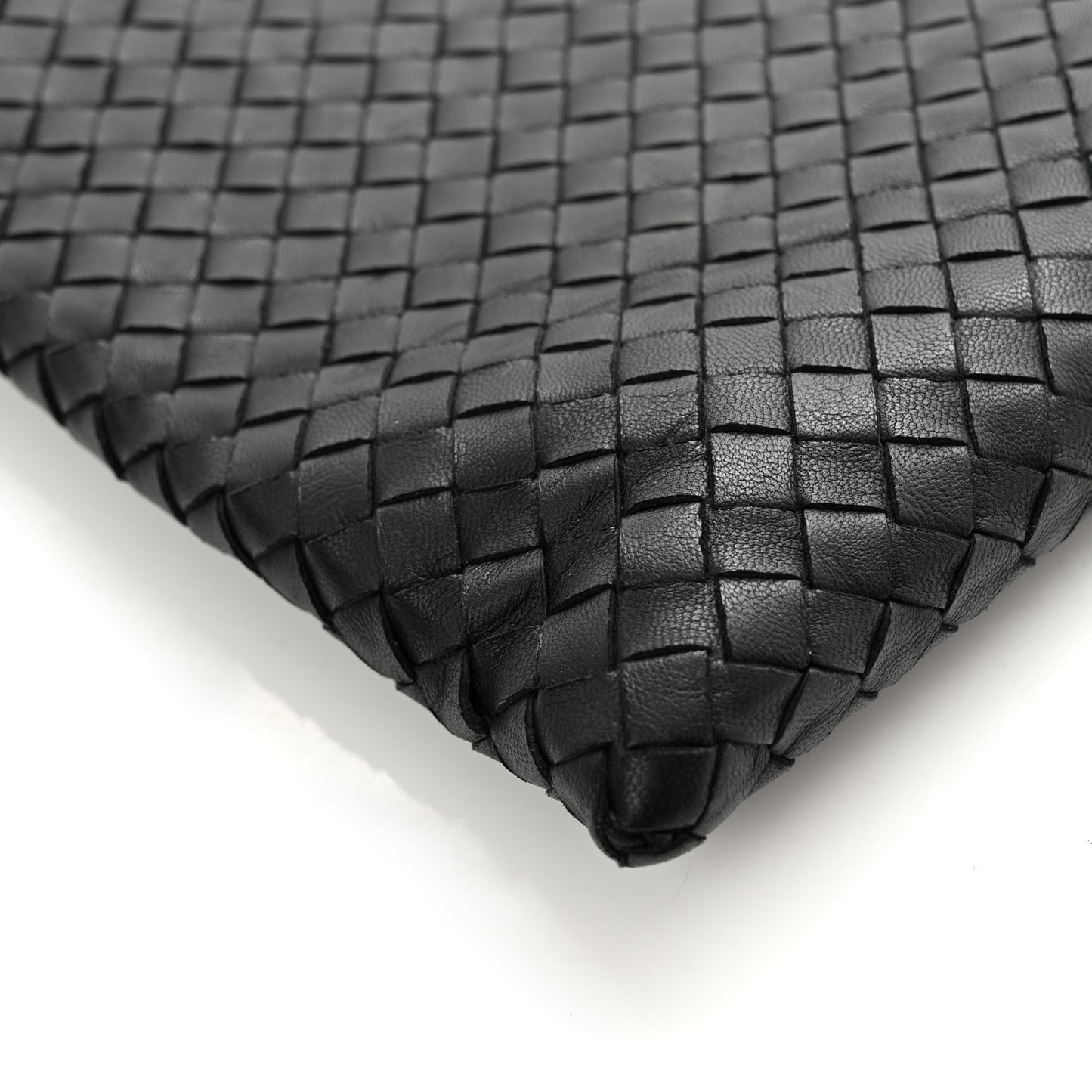 Nappa Intrecciato Document Case Black