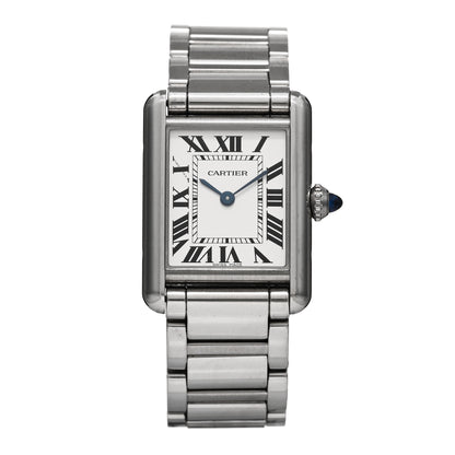 Cartier Stainless Steel 22mm Tank Must Quartz Watch 1 of 8