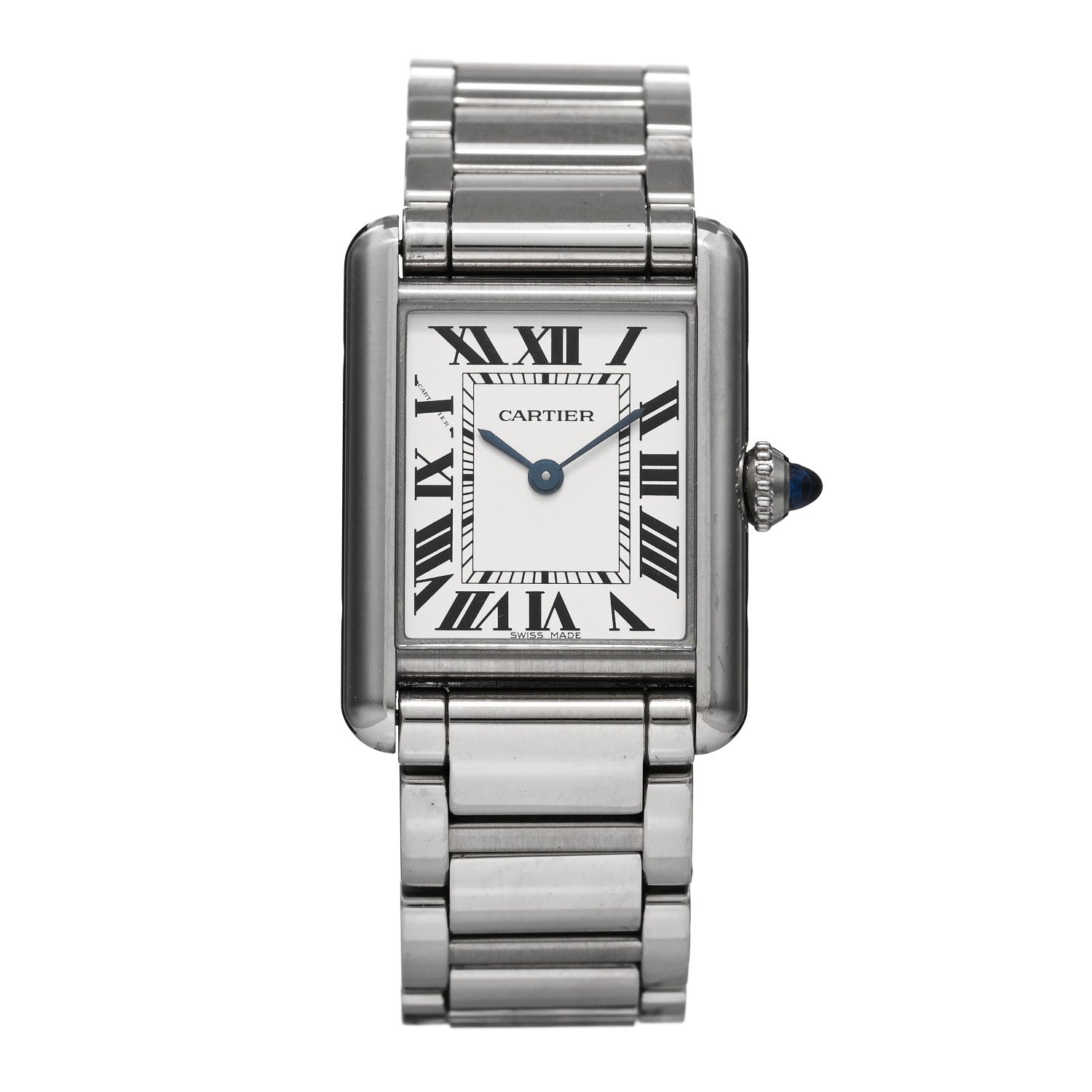 Cartier Stainless Steel 22mm Tank Must Quartz Watch 1 of 4