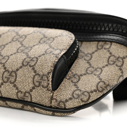 Gucci GG Supreme Monogram Belt Bag Black 11 of 12