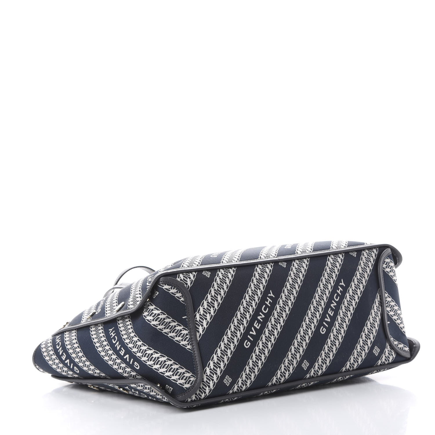 Givenchy Canvas Jacquard Medium Bond Tote Oil Blue 3 of 10