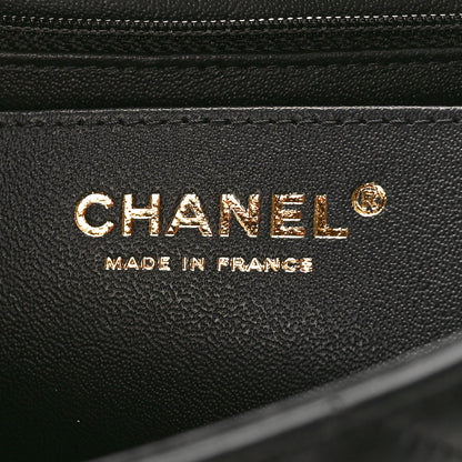 Chanel Lambskin Quilted Mini Coco Charms Rectangular Flap Black 6 of 9