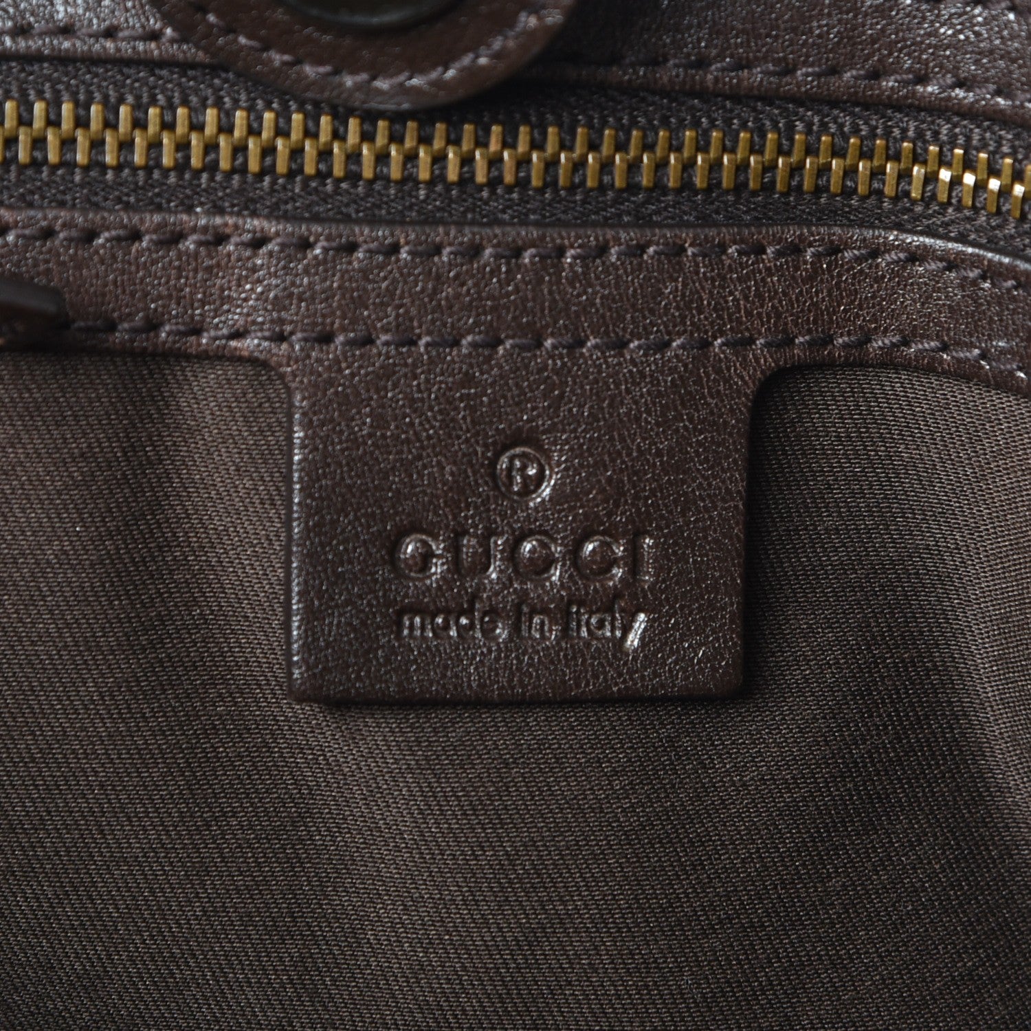 Gucci Monogram Medium Interlocking Icon Tote Dark Brown 6 of 13