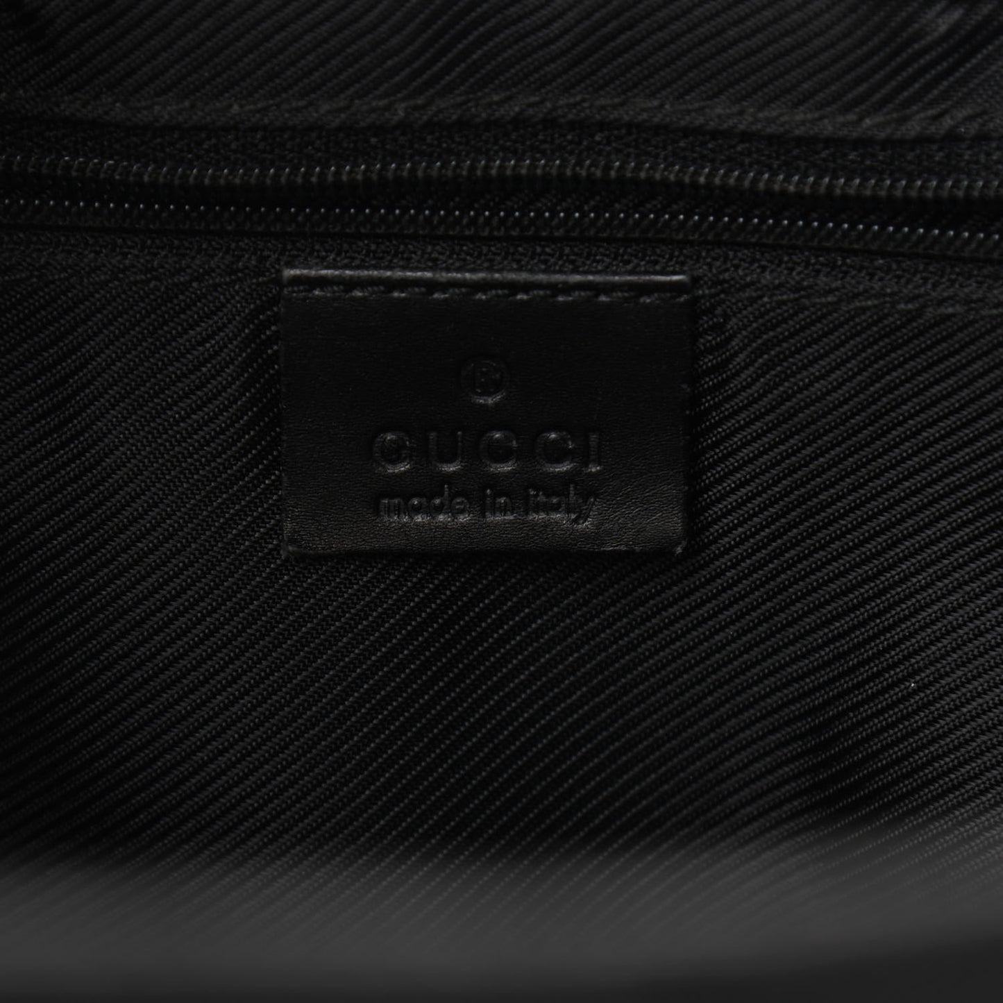 Monogram Drawstring Bag Black