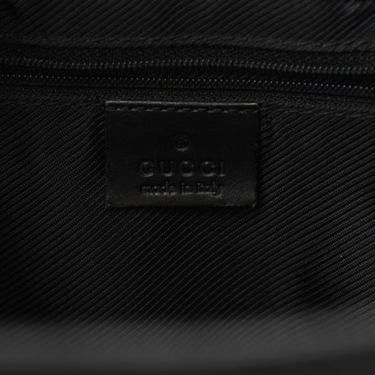 Gucci Monogram Drawstring Bag Black 6 of 12