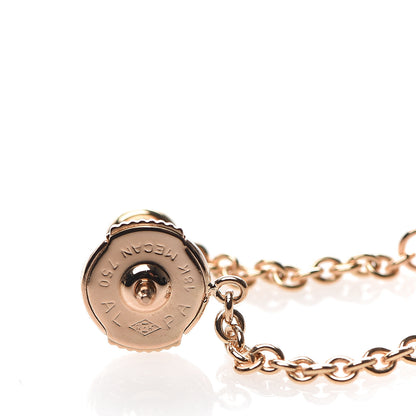 Hermes 18K Rose Gold TPM Chaine D'Ancre Punk Earrings 3 of 4