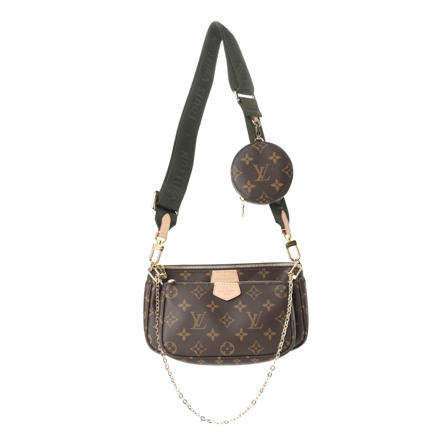 Louis Vuitton Monogram Multi Pochette Accessories Kaki 1 of 12