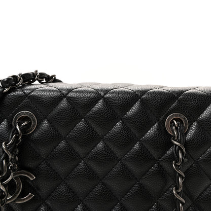 Chanel Caviar Quilted Small City Shopping Tote Black 8 of 10