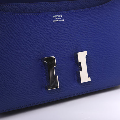 Hermes Epsom Constance Elan 25 Bleu Electrique 11 of 15